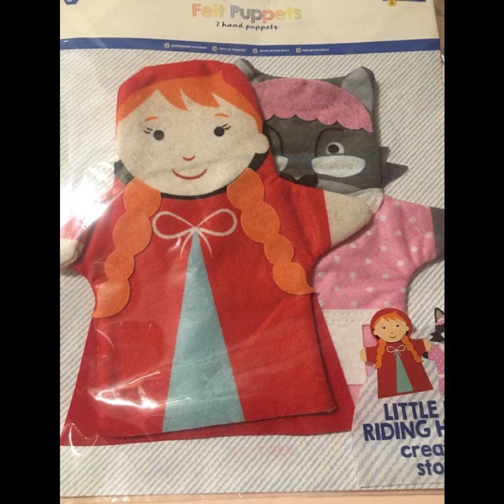 Felt Puppets- Little Red Riding Hood